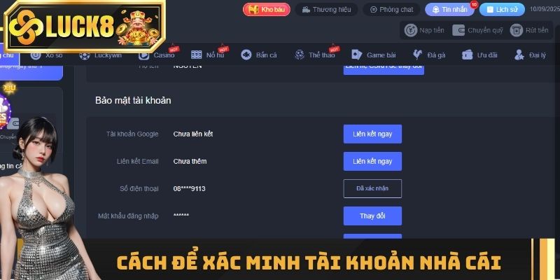 Cách để xác minh tài khoản nhà cái an toàn